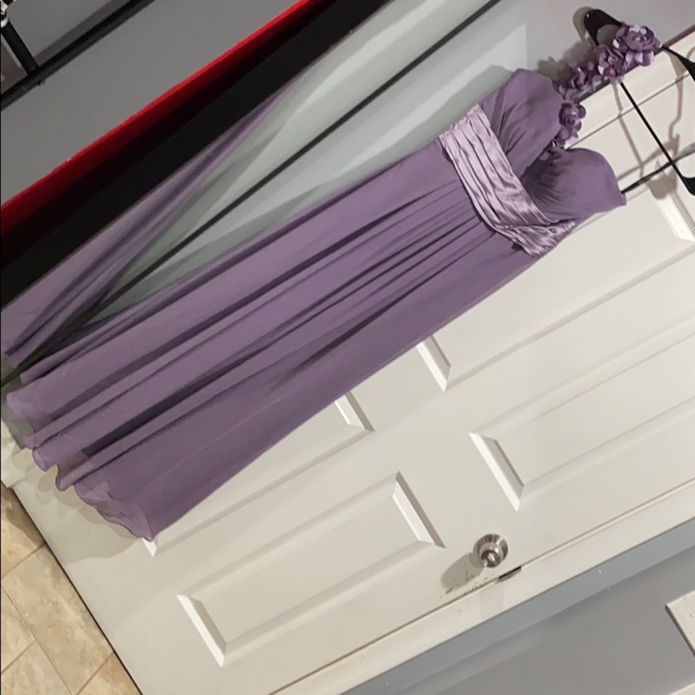 Purple dress perfect for weddings